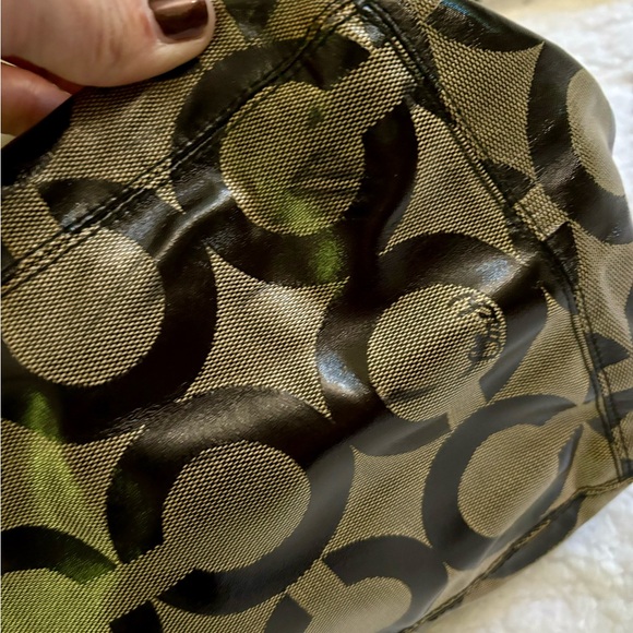 Opt Art Signature Coach Tote - Picture 7 of 13